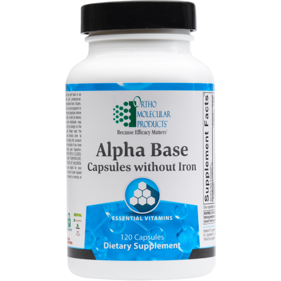 Alpha Base Capsules without Iron - 120 ct