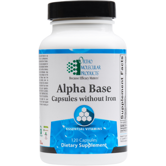 Alpha Base Capsules without Iron - 120 ct