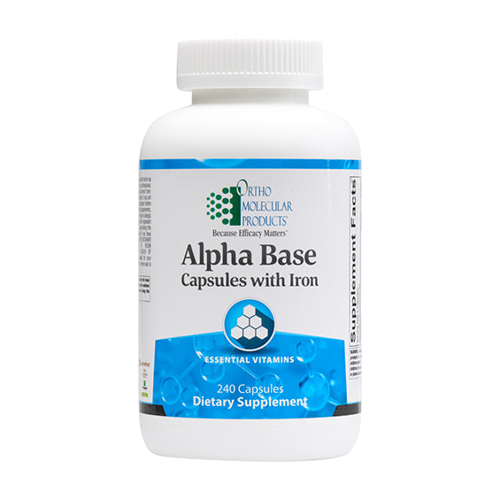 Alpha Base Capsules w/ Iron - 240 ct