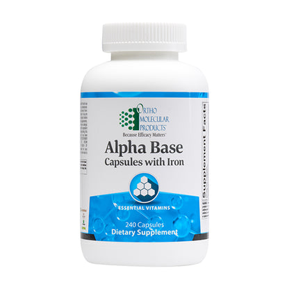 Alpha Base Capsules w/ Iron - 240 ct